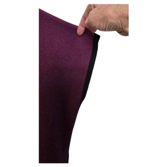 State Fusio Merino Wool Cashmere Womens Cardigan Berry Hooded Sweater Medium - Picture 7 of 12